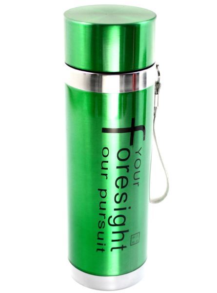 Butelka metalowa zielona 400ml LUX