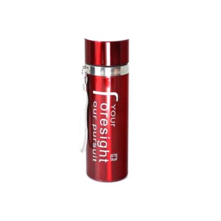 Butelka metalowa czerwony 350ml LUX