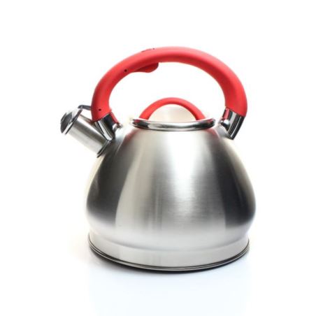 komm/k6c czajnik stalowy oksyda czerwo 3l INDUKCJA