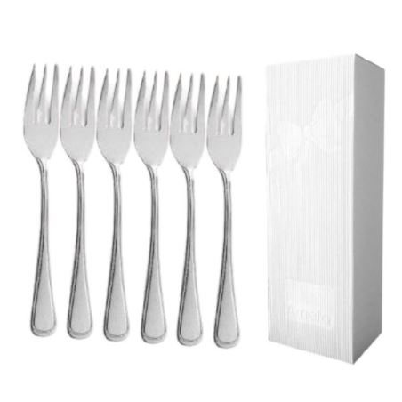 Amefa Barcelona 6 widelczyków do ciast pudełko mał
