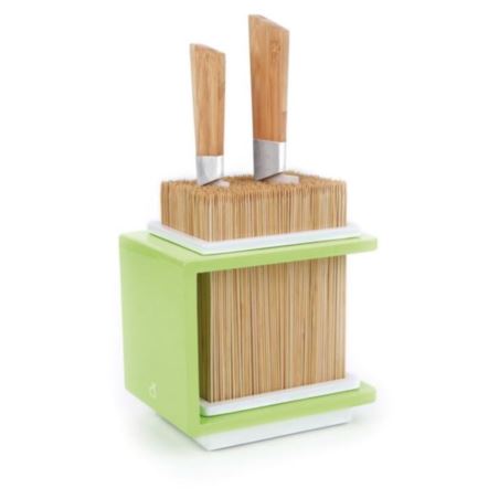 coo/fakirg Cookut blok - stojak do noży zielony