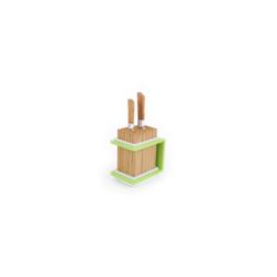 coo/fakirg Cookut blok - stojak do noży zielony