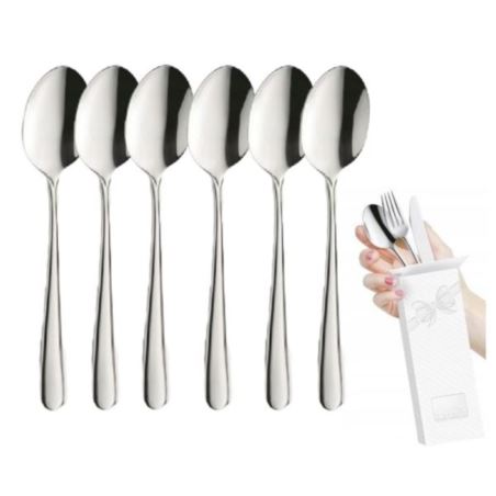 Amefa Astoria 6 łyżeczek do herbaty pud małe