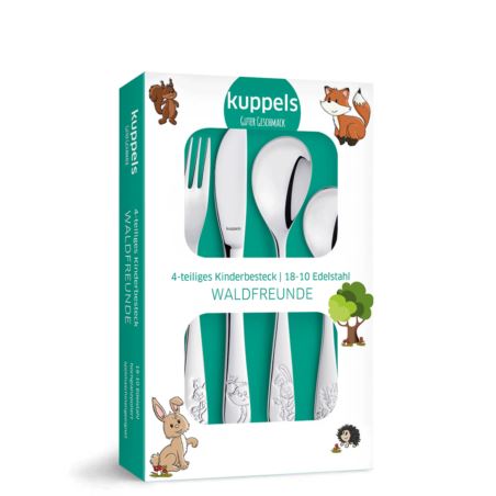 Komplet sztućców dla dzieci Forest Friends 4 szt. Amefa