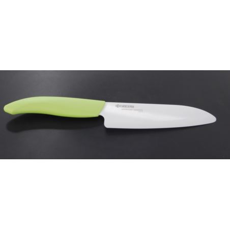 Noz santoku 14cm zielony Kyocera
