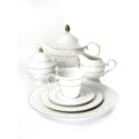 Komplet porcelanowy kawa/herbata BoneChina 21el Mayerhoff 