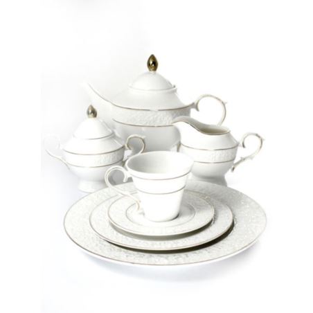 Komplet porcelanowy kawa/herbata BoneChina 21el Mayerhoff