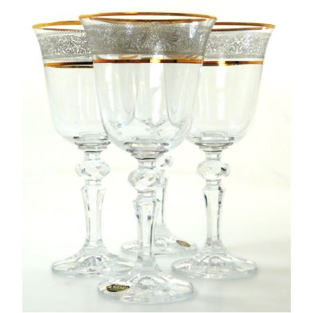 Komplet kieliszków do wina czerwonego Laura 4 szt. Bohemia