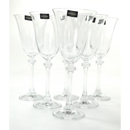 Komplet kieliszków wina Aleksandra 250 ml 6 szt. Bohemia