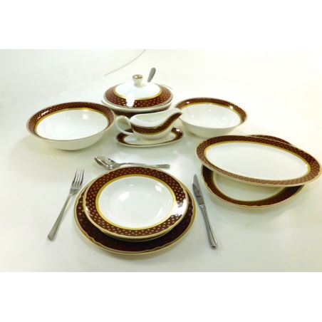 Komplet obiadowy Chateau Royal na 12 osób 43 szt. Gerlach