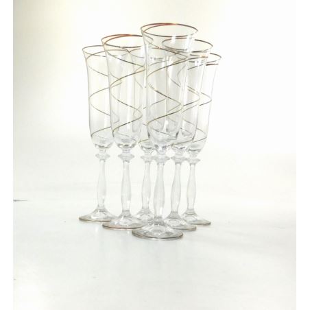 Komplet kieliszków do szampana Angela 190ml 6 szt. Bohemia