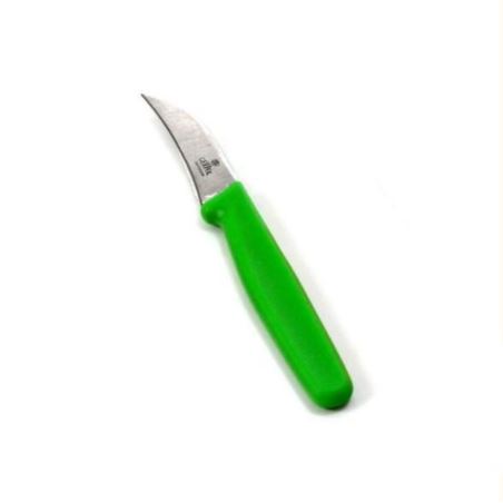 Nóż do obierania zgięty Neon 7cm zielony Gerpol
