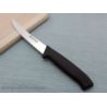 Nóż kuchenny 12,5 cm czarny gładki Oskard