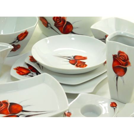 Komplet obiadowy Tearosa na 12 osób 46 szt. Gerlach