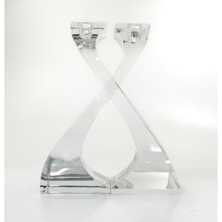 Twister kpl 2 szt swiecznikow kryształ 24% PbO