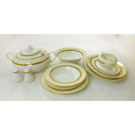 Komplet porcelany obiadowej Mildred dla 12 osób Heywood