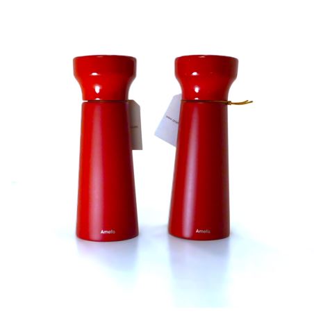 Amefa Modern Wood zestaw 2 szt młynków czerwone