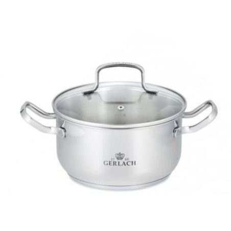 Garnek z pokrywką Simple 16 cm 1,5l INDUKCJA Gerlach