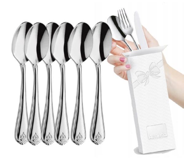 Komplet 6 łyżeczek do herbaty Duke pudełko małe Amefa