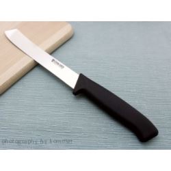 Nóż kuchenny 17,5 cm czarny gładki Oskard