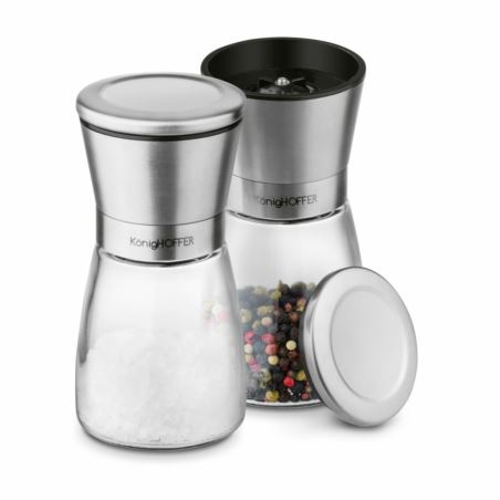 Młynki ręczne do soli i pieprzu zestaw 2 sztuk Thor Konighoffer