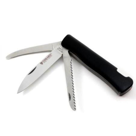 Nóż scyzoryk myśliwski czarny Oskard 612