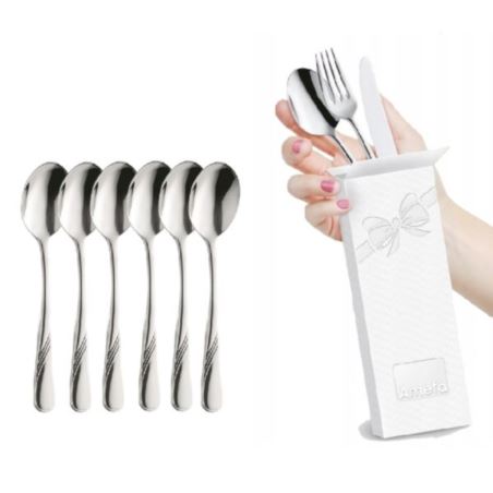 Komplet łyżeczek do herbaty Helma 6 szt. pudełko małe Amefa