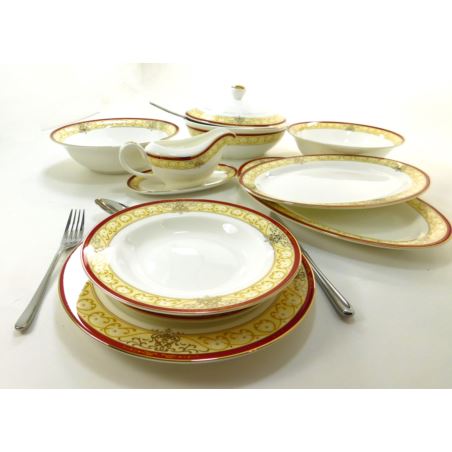Komplet obiadowy Ceremony na 12 osób 43 szt. Gerlach
