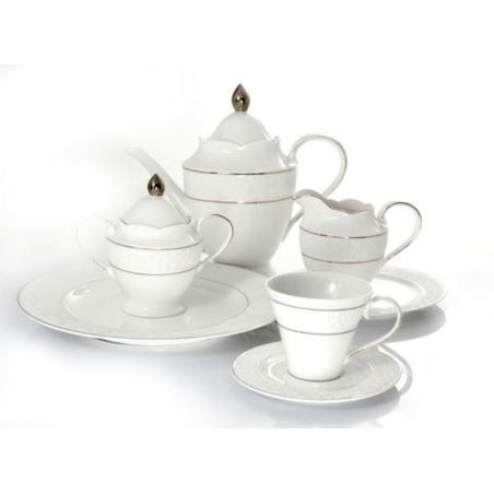 Serwis porcelanowy do herbaty kawy 21el Mayerhoff