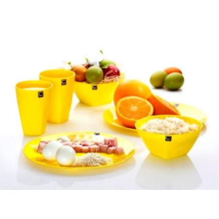 Cuisine kpl party ogrodowy 13 szt żółty