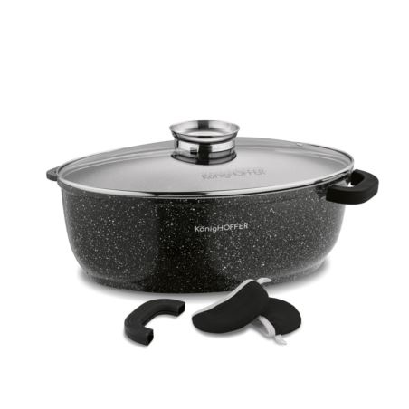 Brytfanna Ceram 8 l owalna Kingstone KonigHOFFER