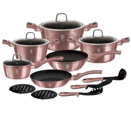 Zestaw garnków 15 el. I-Rose Berlinger Haus