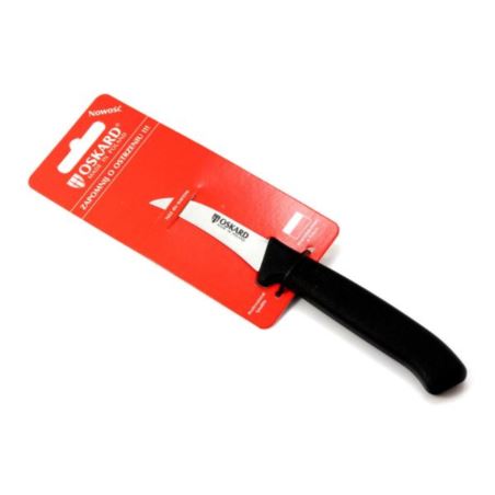 036 OSKARD nóż do warzyw 6,5 cm czarny zgięty