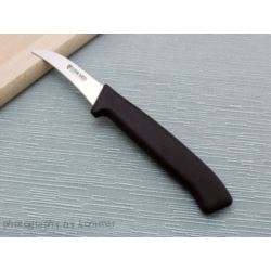 036 OSKARD nóż do warzyw 6,5 cm czarny zgięty