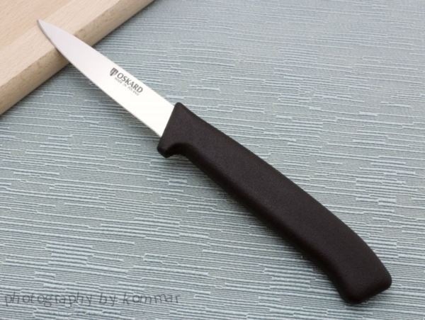OSKARD nóż do warzyw 8 cm czarny