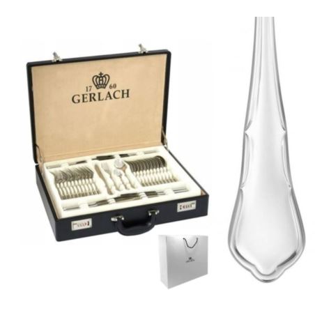 Komplet sztućców Barok 68 szt. walizka Gerlach