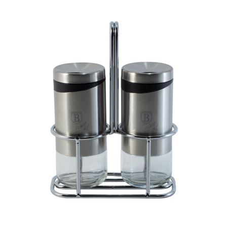 Solniczka i pieprzniczka Black Silver Berlinger Haus