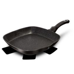 Patelnia grillowa 28 Black Silver Berlinger Haus