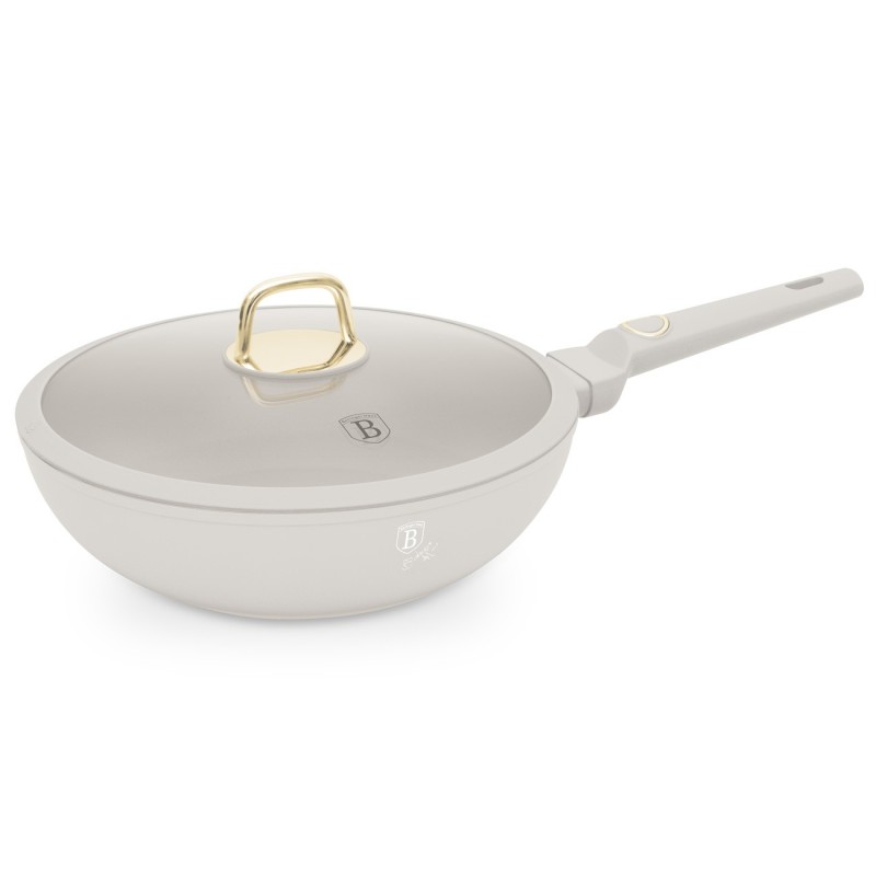 Patelnia wok z pokrywką. 28 cm Sahara Berlinger Haus