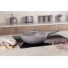 Patelnia wok z pokrywką 28 cm Taupe Berlinger Haus