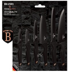 Komplet noży 6 szt Black Rose Berlinger Haus